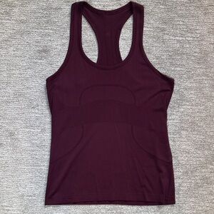 Lululemon Athletica Burgundy Racerback Tank Top